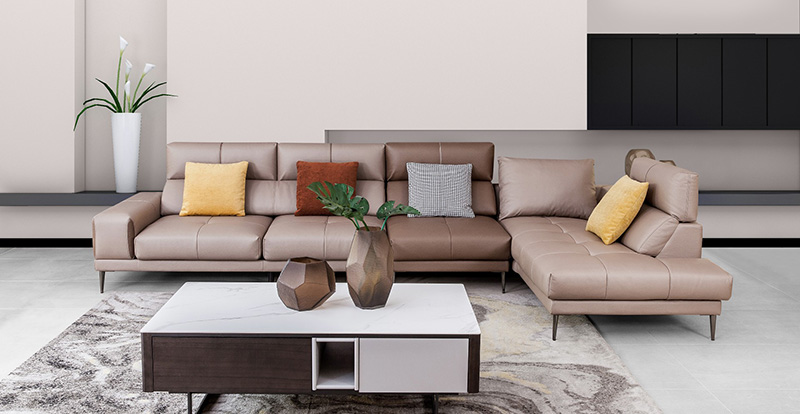 Modern Minimalist Salon Teknolojisi Kumaş Köşe Çeker Koltuk Kombinasyonu 620070