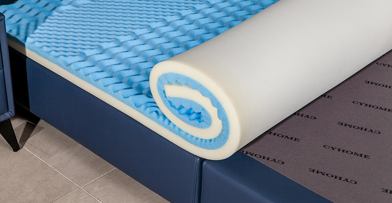 Gel Memory Foam-NJ40 Mavi Sıkıştırılabilir ve kıvrılabilir çanta